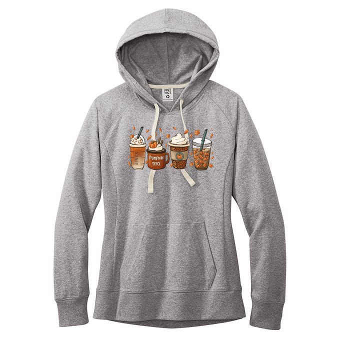 Fall Coffee Pumpkin Spice Lover Women's Fleece Hoodie