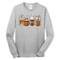 Fall Coffee Pumpkin Spice Lover Tall Long Sleeve T-Shirt