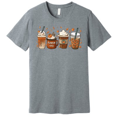 Fall Coffee Pumpkin Spice Lover Premium T-Shirt