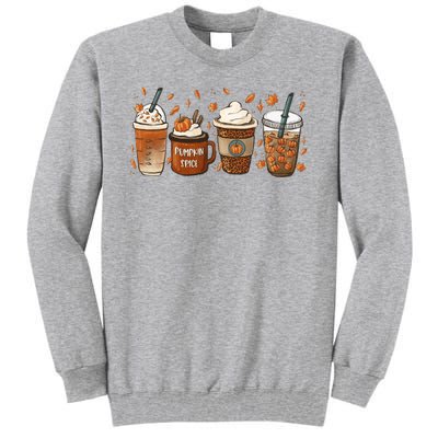 Fall Coffee Pumpkin Spice Lover Tall Sweatshirt