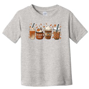 Fall Coffee Pumpkin Spice Lover Toddler T-Shirt