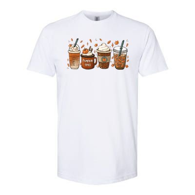 Fall Coffee Pumpkin Spice Lover Softstyle CVC T-Shirt