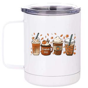 Fall Coffee Pumpkin Spice Lover 12 oz Stainless Steel Tumbler Cup