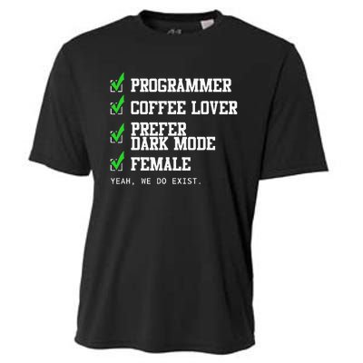 Funny Computer Programmer Software Developer For Women Cooling Performance Crew T-Shirt