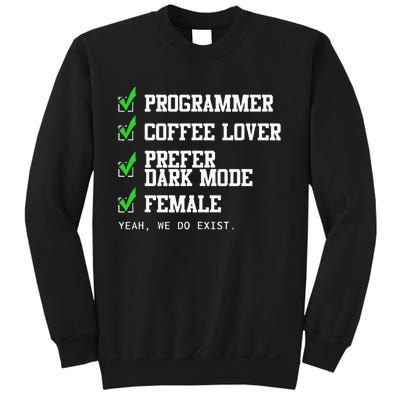 Funny Computer Programmer Software Developer For Women Sweatshirt