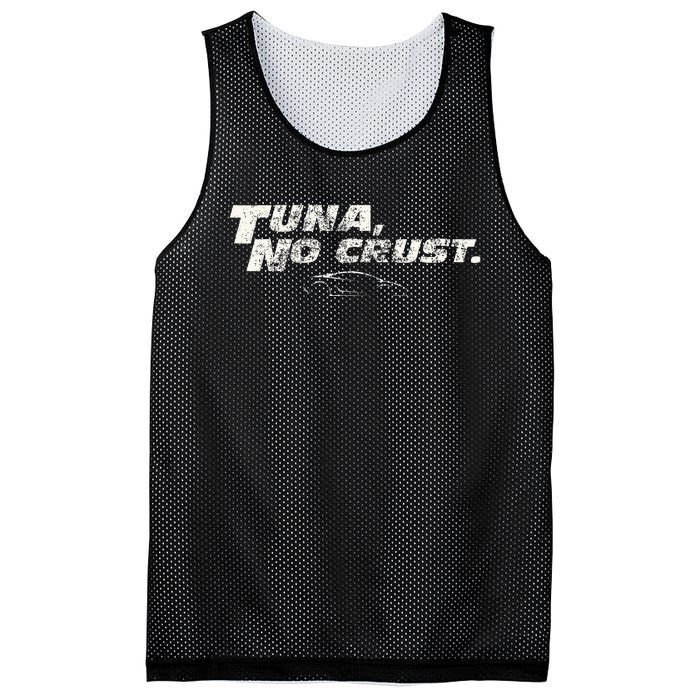 Fast Car Quote Tuna No Crust Mesh Reversible Basketball Jersey Tank