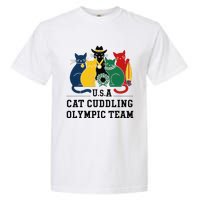 Funny Cat Quote Cat Cuddling Team Cool Garment-Dyed Heavyweight T-Shirt