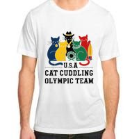 Funny Cat Quote Cat Cuddling Team Cool Adult ChromaSoft Performance T-Shirt