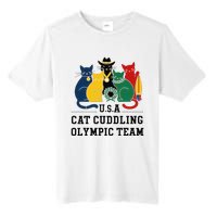 Funny Cat Quote Cat Cuddling Team Cool Tall Fusion ChromaSoft Performance T-Shirt