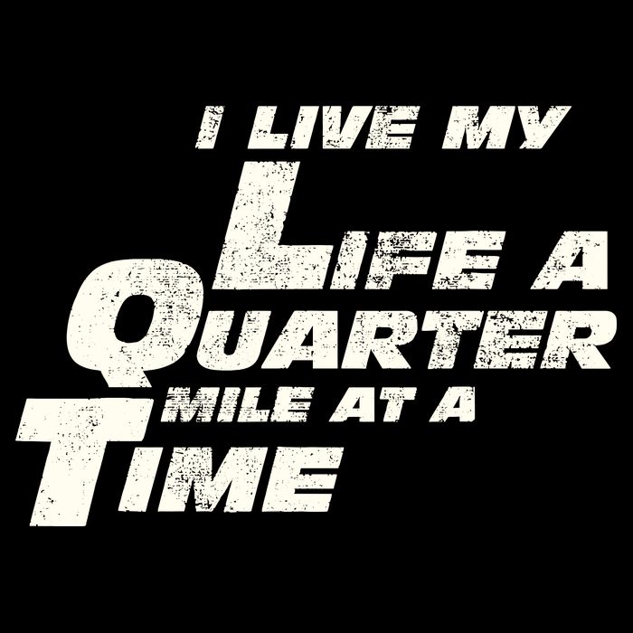 Fast Car Quote I Live My Life A Quarter Mile At A Time Gift 16 in Basic Backpack