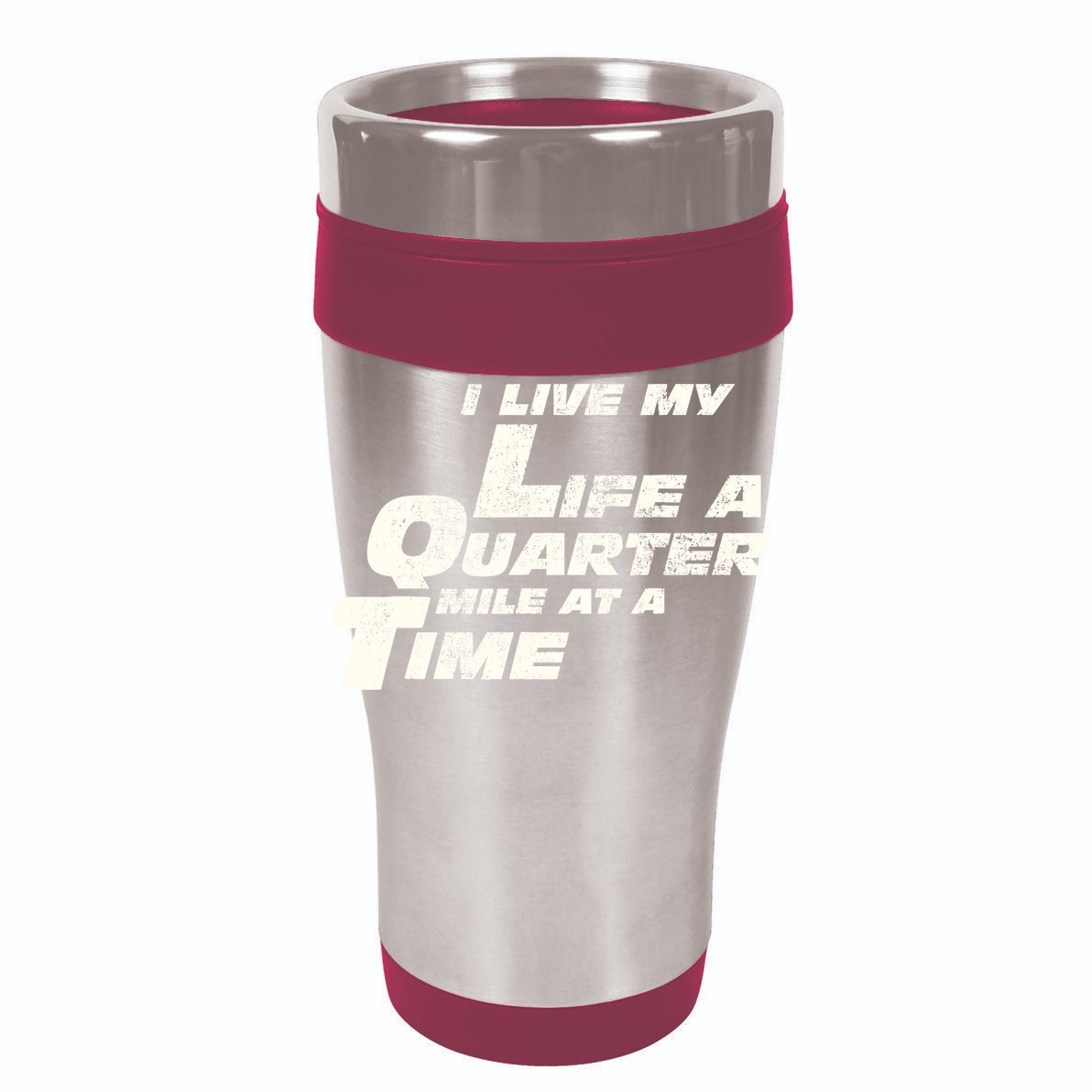 Fast Car Quote I Live My Life A Quarter Mile At A Time Gift Women's Crop Top Tee