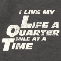 Fast Car Quote I Live My Life A Quarter Mile At A Time Gift Vector Backpack