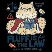 Fluffy Cat Queen Of Static Hair Gift Impact Tech Backpack