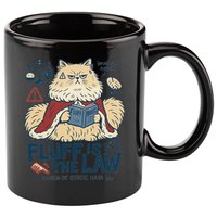 Fluffy Cat Queen Of Static Hair Gift 11oz C Handle Ceramic Mug