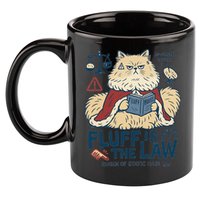 Fluffy Cat Queen Of Static Hair Gift 11oz C Handle Ceramic Mug