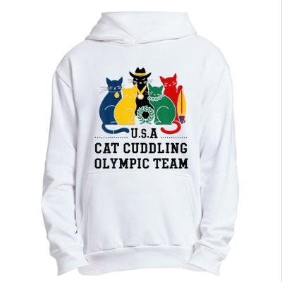 Funny Cat Quote Cat Cuddling Team Cool Urban Pullover Hoodie