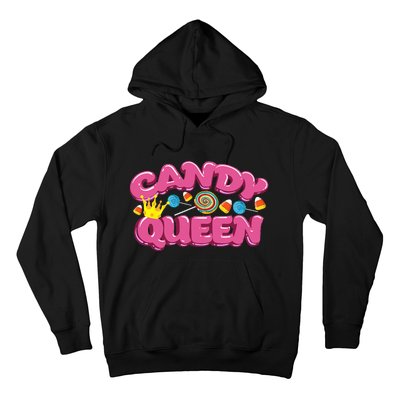 Funny Candy Queen Gift For Lollipop Lover Sweet Tooth Women Hoodie