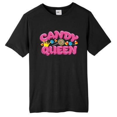 Funny Candy Queen Gift For Lollipop Lover Sweet Tooth Women Tall Fusion ChromaSoft Performance T-Shirt