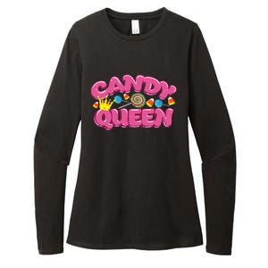 Funny Candy Queen Gift For Lollipop Lover Sweet Tooth Women Womens CVC Long Sleeve Shirt