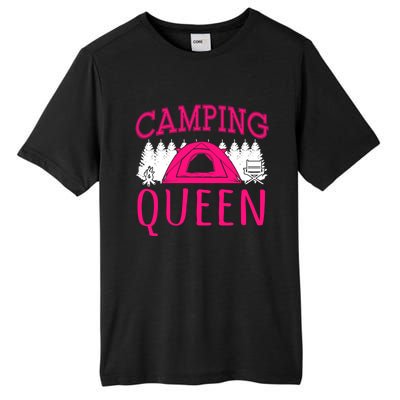 Funny Camping Queen Rv Life Camper Adventure Nature Gift Tall Fusion ChromaSoft Performance T-Shirt