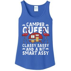 Funny Camper Queen Sassy Gift Rv Camping Lovers Cute Gift Ladies Essential Tank