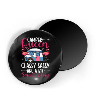 Funny Camper Queen Sassy Gift For Women RV Camping Lovers Magnet