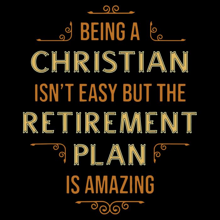 Funny Christian Quote Being A Christian Isn't Easy Tank Top
