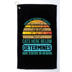 Funny Cat Quotes For Cat Lovers Platinum Collection Golf Towel