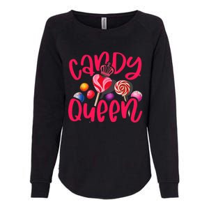 Funny Candy Queen For Lollipop Lover Sweet Tooth Wo Womens California Wash Sweatshirt