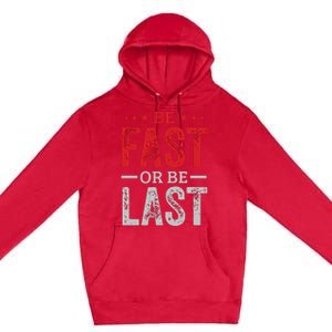 Fast Car Quote Drag Racing Gift For Race Lover Fan Premium Pullover Hoodie