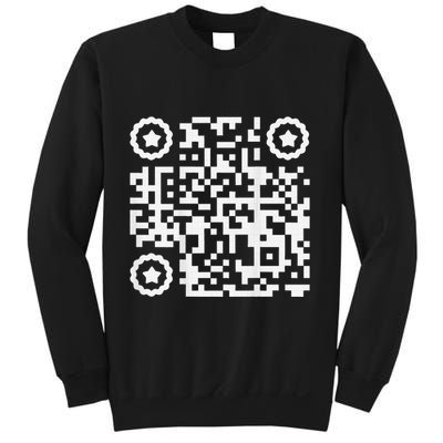 Funny Cat Qr Scan Code Jokes Humor Hidden Message Sarcastic Sweatshirt
