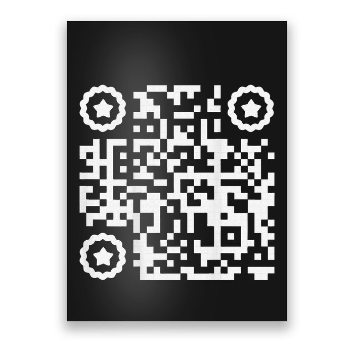 Funny Cat Qr Scan Code Jokes Humor Hidden Message Sarcastic Poster