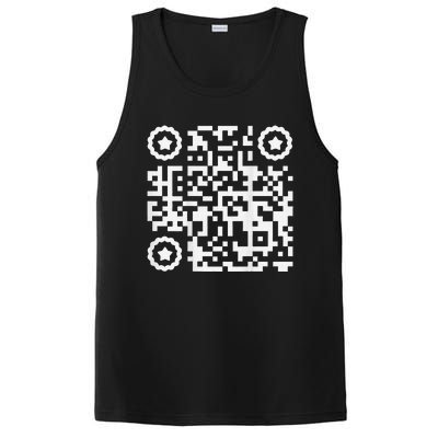 Funny Cat Qr Scan Code Jokes Humor Hidden Message Sarcastic PosiCharge Competitor Tank