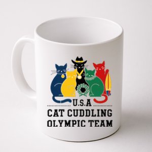 Funny Cat Quote Cat Cuddling Team Cool Coffee Mug