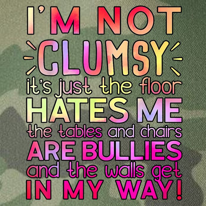 Funny Clumsy Quote I'm Not Clumsy Funny Sarcastic Legacy Tie Dye Trucker Hat