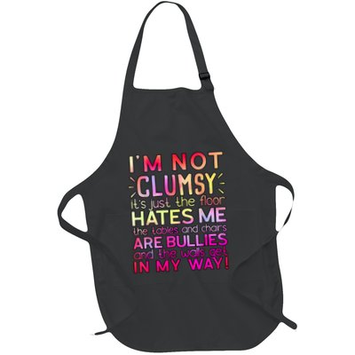 Funny Clumsy Quote I'm Not Clumsy Funny Sarcastic Apron