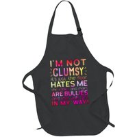 Funny Clumsy Quote I'm Not Clumsy Funny Sarcastic Apron