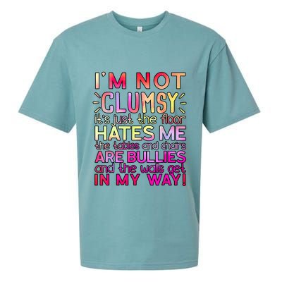 Funny Clumsy Quote I'm Not Clumsy Funny Sarcastic Sueded Cloud Jersey T-Shirt