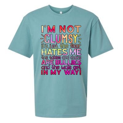 Funny Clumsy Quote I'm Not Clumsy Funny Sarcastic Sueded Cloud Jersey T-Shirt