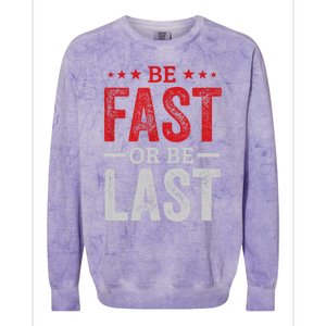 Fast Car Quote Drag Racing Gift For Race Lover Fan Gift Colorblast Crewneck Sweatshirt