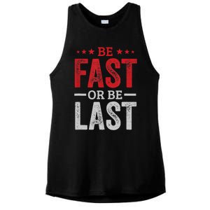 Fast Car Quote Drag Racing Gift For Race Lover Fan Gift Ladies PosiCharge Tri-Blend Wicking Tank