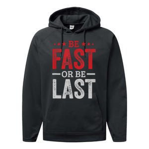 Fast Car Quote Drag Racing Gift For Race Lover Fan Gift Performance Fleece Hoodie