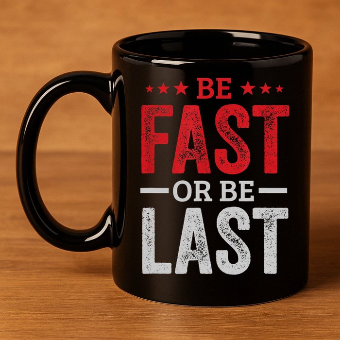 Fast Car Quote Drag Racing Gift For Race Lover Fan Gift 11oz C Handle Ceramic Mug