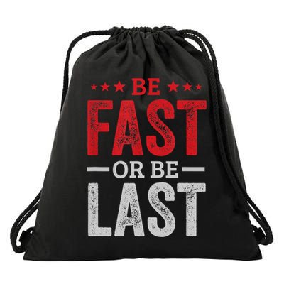 Fast Car Quote Drag Racing Gift For Race Lover Fan Gift Drawstring Bag