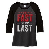 Fast Car Quote Drag Racing Gift For Race Lover Fan Gift Women's Tri-Blend 3/4-Sleeve Raglan Shirt