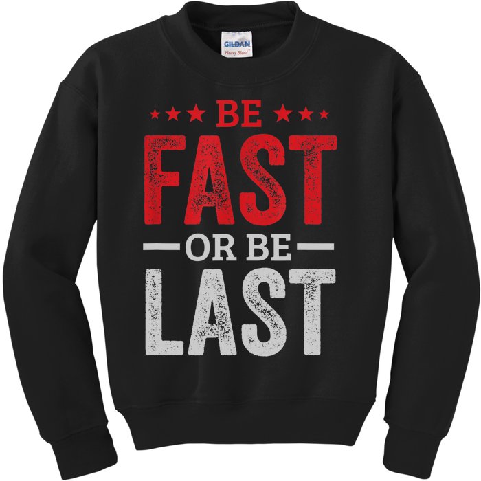 Fast Car Quote Drag Racing Gift For Race Lover Fan Gift Kids Sweatshirt