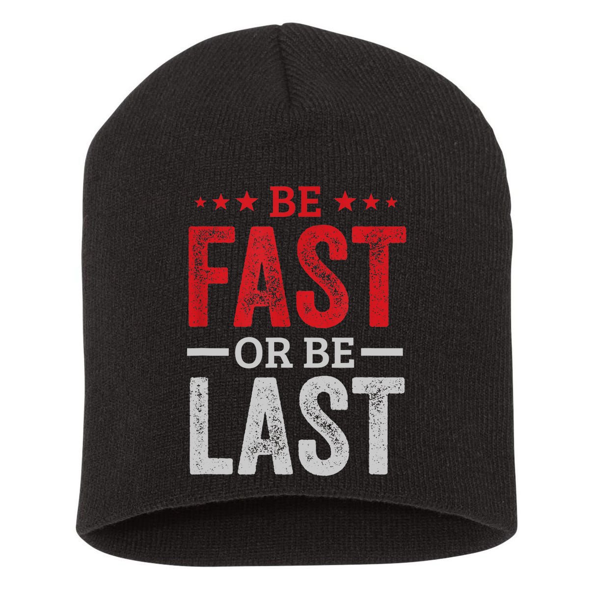 Fast Car Quote Drag Racing Gift For Race Lover Fan Gift Short Acrylic Beanie