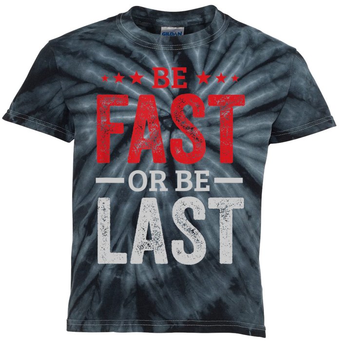 Fast Car Quote Drag Racing Gift For Race Lover Fan Gift Kids Tie-Dye T-Shirt