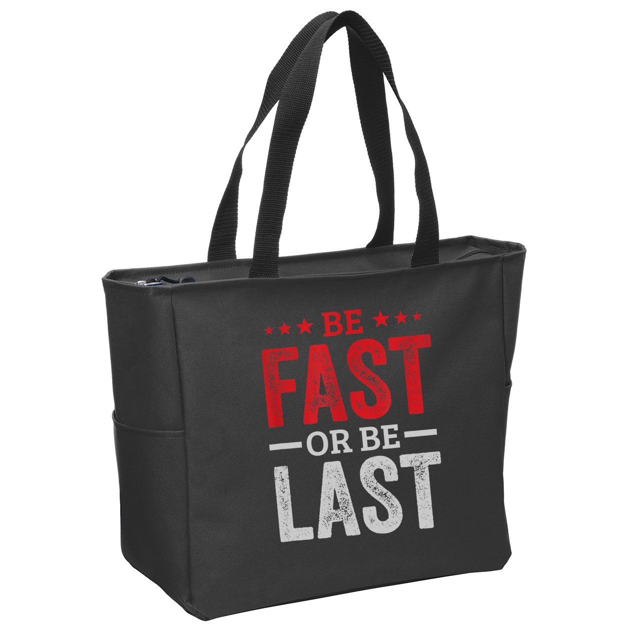 Fast Car Quote Drag Racing Gift For Race Lover Fan Gift Zip Tote Bag