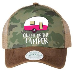 Funny Camping Queen Of The Camper Rv Camper Mom Camper Queen Gift Legacy Tie Dye Trucker Hat